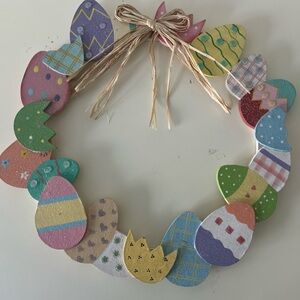 Colorful Easter Egg Wreath